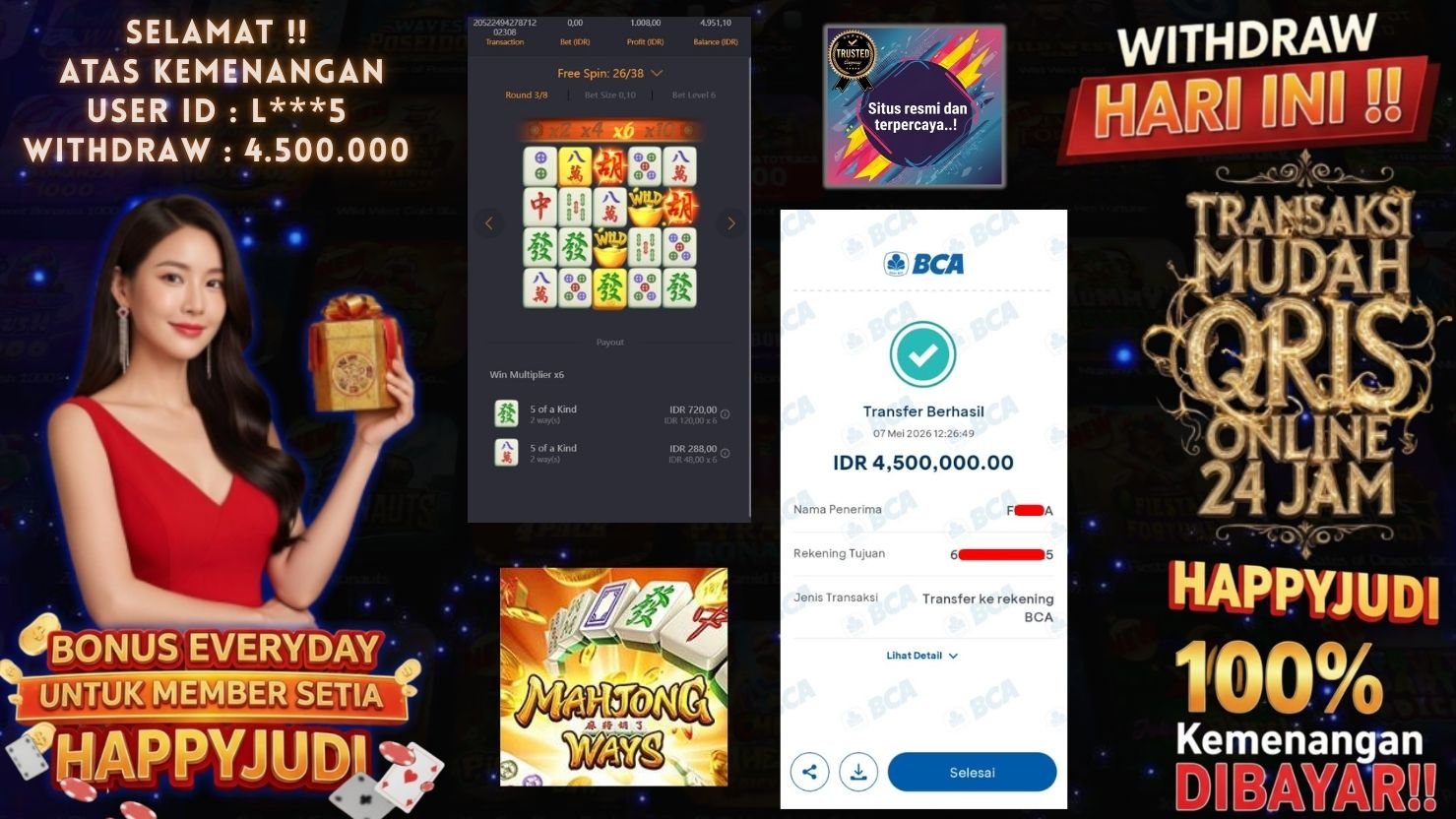 HAPPYJUDI JACKPOT SLOT MAHJONG WAYS